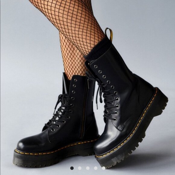 Dr. Martens Jadon Platform 8-Eye Boots - Picture 1 of 8